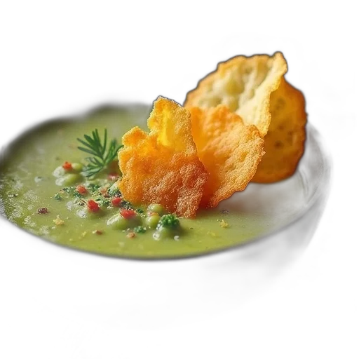 food, crown, photorealistic, 3d render, green, bowl, split, pea transparent PNG cut-out