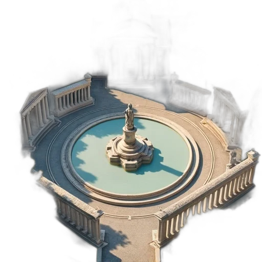 crown, building, staff, jewelry, 3d render, concept art, photorealistic, pixel art transparent PNG cut-out