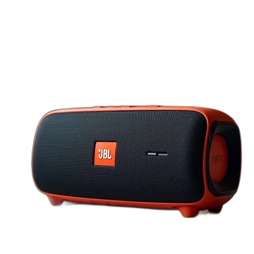 robot, 3d render, jbl, boom, bluetooth, portable, speaker, music transparent PNG cut-out