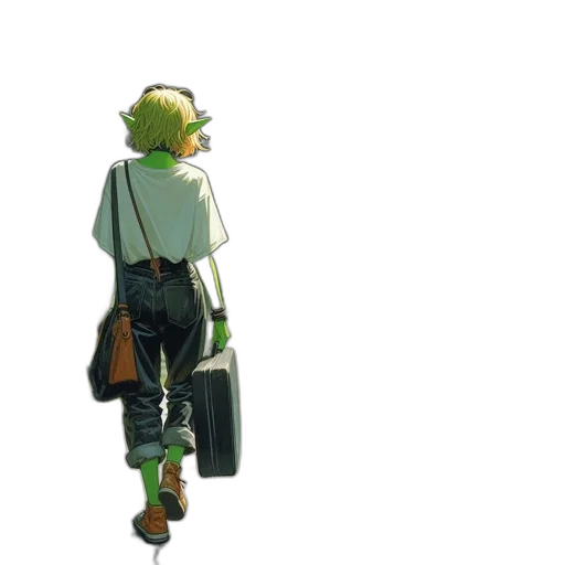staff, jacket, weapon, hat, concept art, 3d render, pixel art, watercolor transparent PNG cut-out