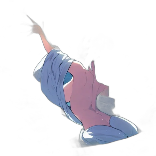 creature, weapon, staff, shoes, concept art, watercolor, vaporwave, anime transparent PNG cut-out
