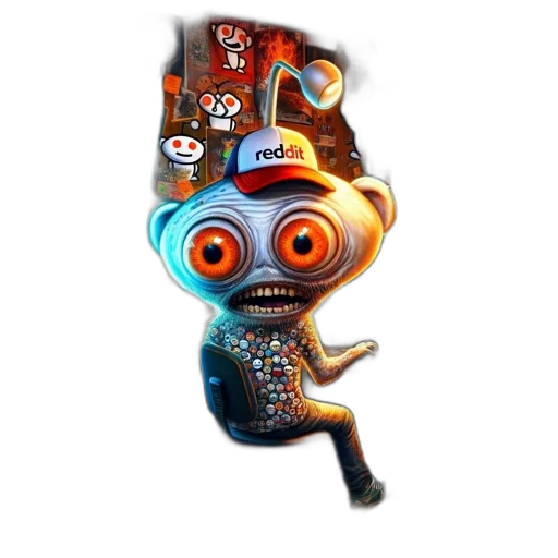 robot, staff, mask, creature, concept art, 3d render, fantasy art, pixel art transparent PNG cut-out