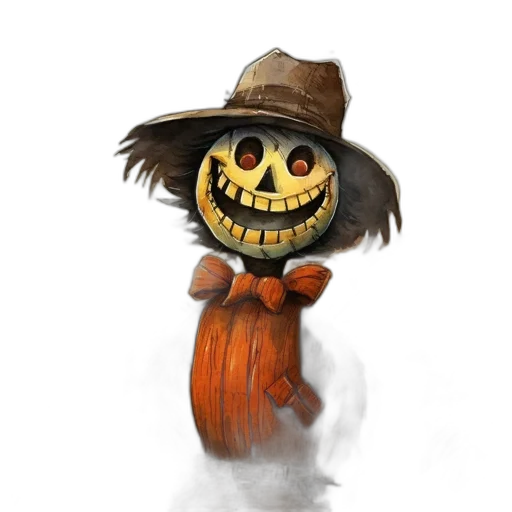 mask, hat, staff, face, concept art, photorealistic, 3d render, fantasy art transparent PNG cut-out