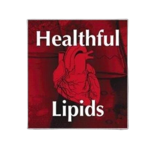 healthful, lipids, book, cover, featuring, red, heart, scientific transparent PNG cut-out