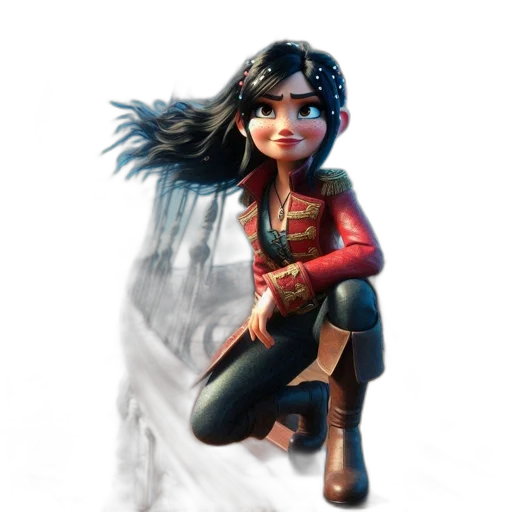 staff, face, concept art, fantasy art, comic book art, 3d render, young, female transparent PNG cut-out