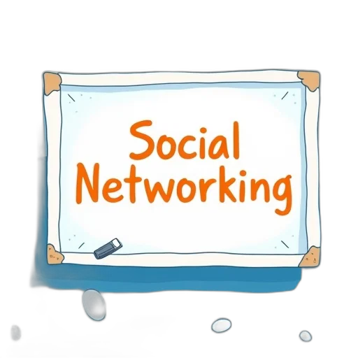 second, image, stylized, illustration, whiteboard, text, social, networking transparent PNG cut-out