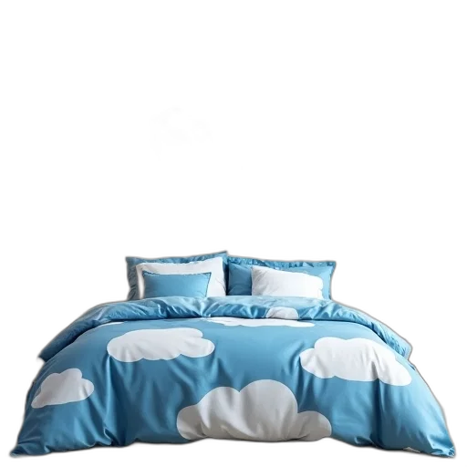 furniture, 3d render, photorealistic, blue, monochrome, pastel, colorful, first transparent PNG cut-out