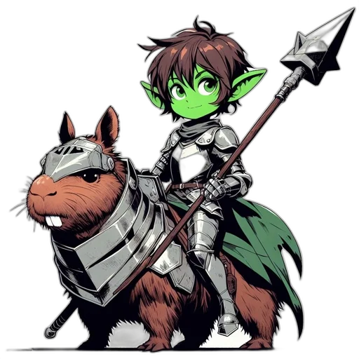 dragon, staff, weapon, sword, fantasy art, concept art, pixel art, anime transparent PNG cut-out