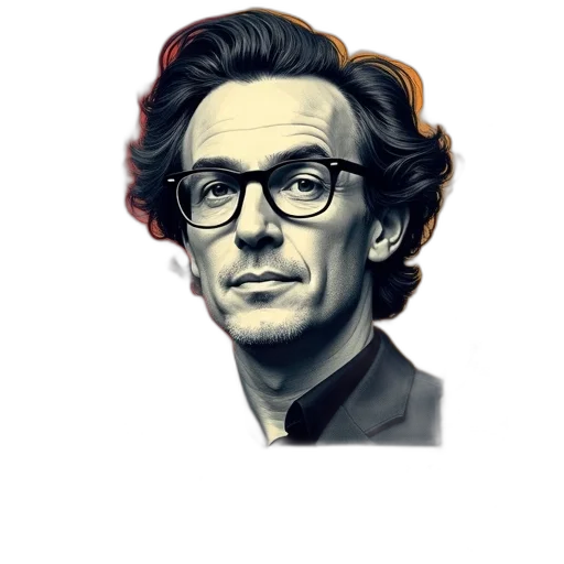 face, hair, jacket, pixel art, photorealistic, cartoon, comic book art, poster transparent PNG cut-out