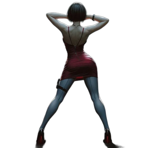 dress, weapon, staff, concept art, 3d render, photorealistic, pixel art, dark transparent PNG cut-out