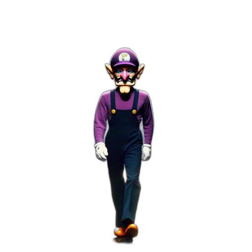 mask, creature, staff, robot, 3d render, concept art, pixel art, vaporwave transparent PNG cut-out