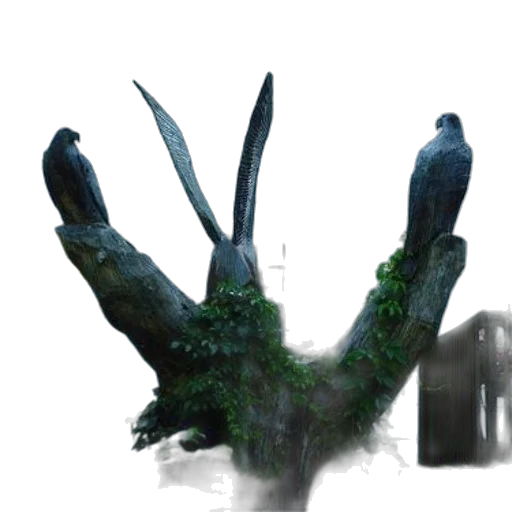 creature, mask, animal, crown, concept art, 3d render, fantasy art, photorealistic transparent PNG cut-out