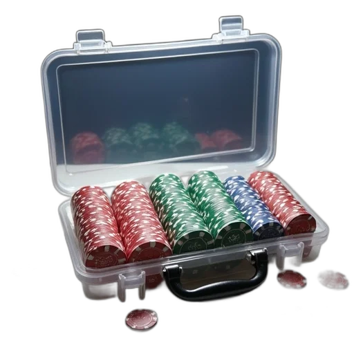 jewelry, transparent, plastic, case, black, handle, open, revealing transparent PNG cut-out