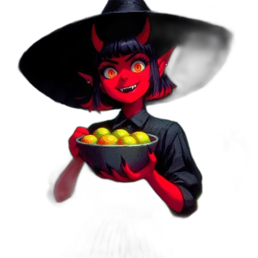 food, hat, staff, creature, concept art, pixel art, 3d render, fantasy art transparent PNG cut-out