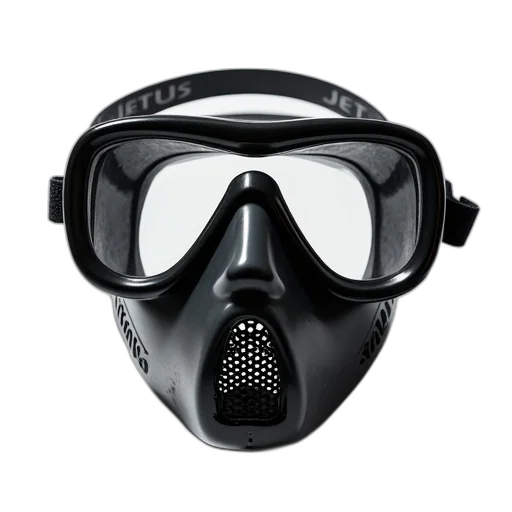 mask, close-up, image, black, white, mesh, filter, has transparent PNG cut-out