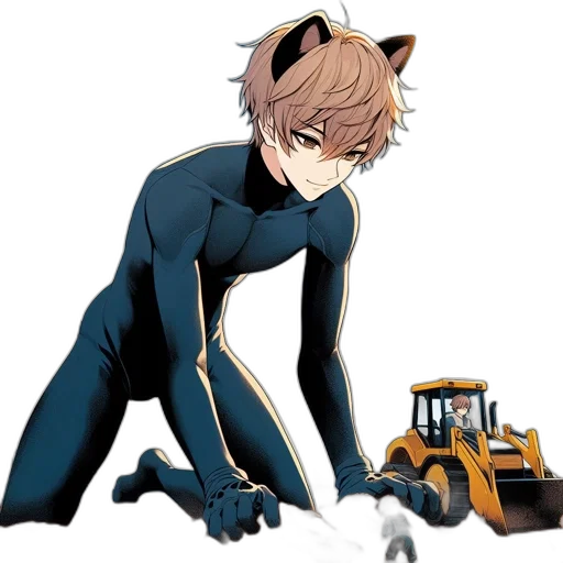 animal, creature, robot, weapon, anime, concept art, cartoon, pixel art transparent PNG cut-out