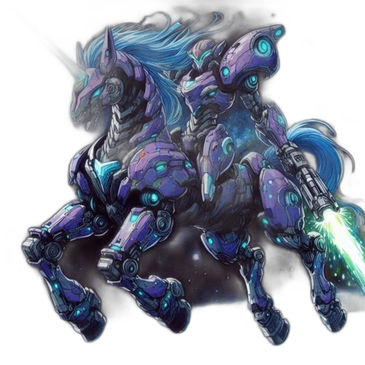 dragon, robot, creature, weapon, concept art, fantasy art, cyberpunk, vaporwave transparent PNG cut-out