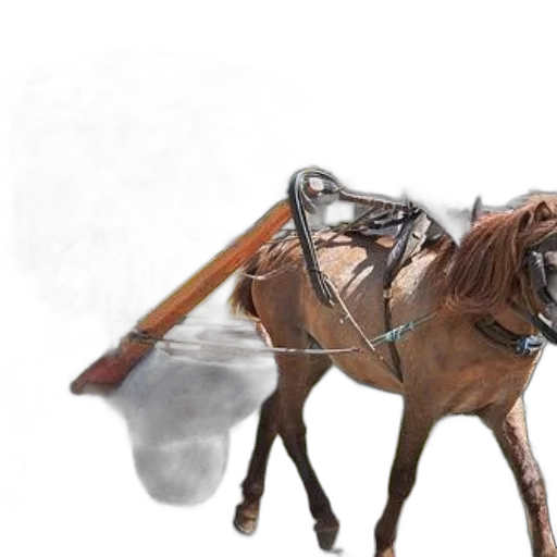 animal, weapon, staff, creature, concept art, photorealistic, 3d render, fantasy art transparent PNG cut-out
