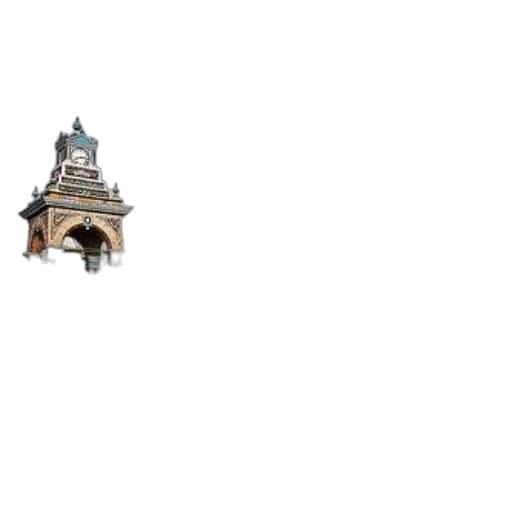 building, crown, umbrella, hat, 3d render, photorealistic, concept art, pixel art transparent PNG cut-out