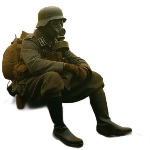 hat, jacket, weapon, mask, concept art, 3d render, pixel art, photorealistic transparent PNG cut-out