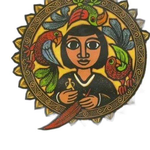 staff, jewelry, crown, face, fantasy art, oil painting, cartoon, watercolor transparent PNG cut-out