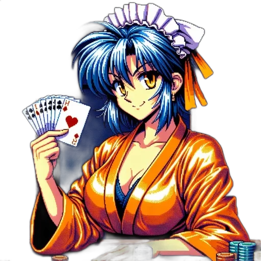 staff, anime, pixel art, vaporwave, concept art, animated, character, vibrant transparent PNG cut-out