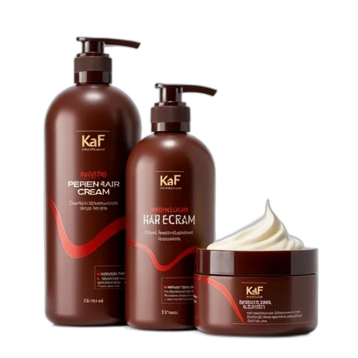 set, premium, hair, care, products, kaf, including, large transparent PNG cut-out