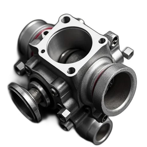 3d render, aniver, turbozone, throttle, housing, clamp, intake, port transparent PNG cut-out