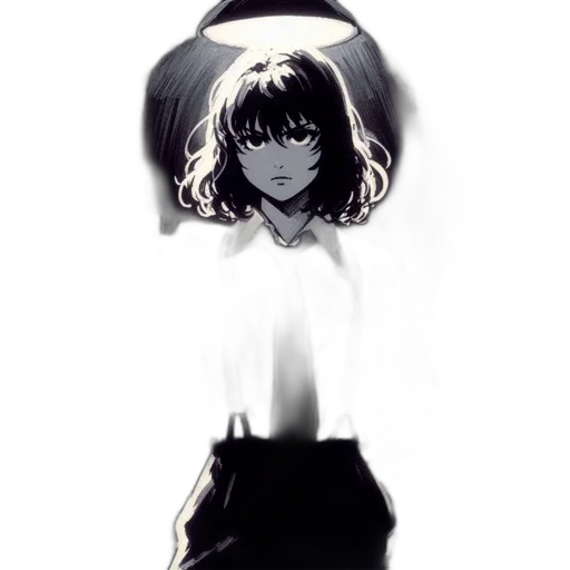 mask, dress, creature, face, concept art, anime, comic book art, pixel art transparent PNG cut-out