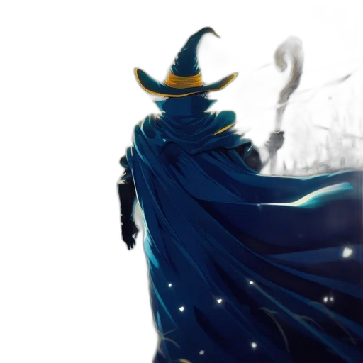 staff, hat, mask, sword, concept art, fantasy art, comic book art, pixel art transparent PNG cut-out