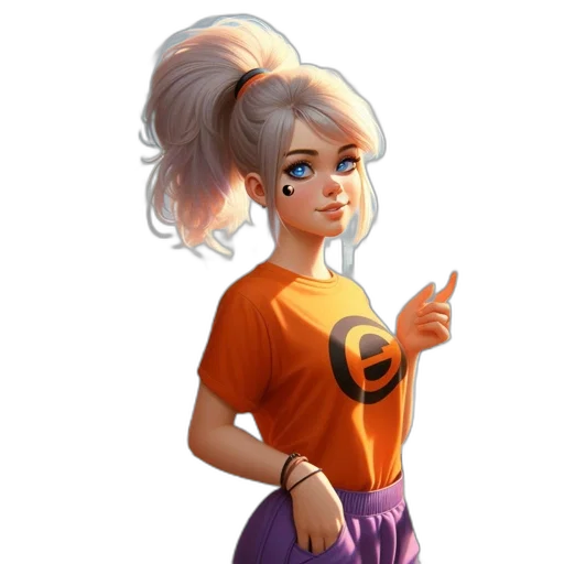 staff, face, concept art, cartoon, pixel art, fantasy art, neon, animated transparent PNG cut-out