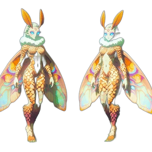 creature, animal, concept art, fantasy art, 3d render, pixel art, pastel, golden transparent PNG cut-out