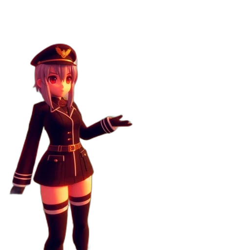 staff, weapon, robot, hat, 3d render, concept art, anime, pixel art transparent PNG cut-out