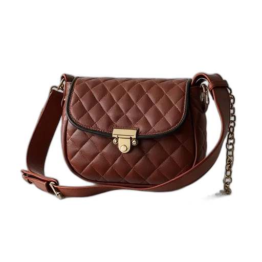 earth tones, quilted, fannyet, leather transparent PNG cut-out