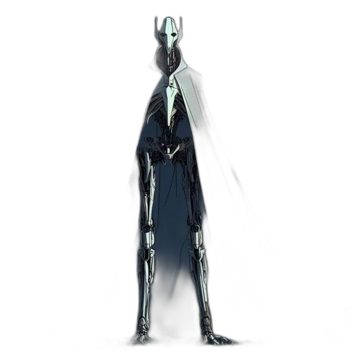 staff, sword, dress, mask, concept art, fantasy art, 3d render, cyberpunk transparent PNG cut-out