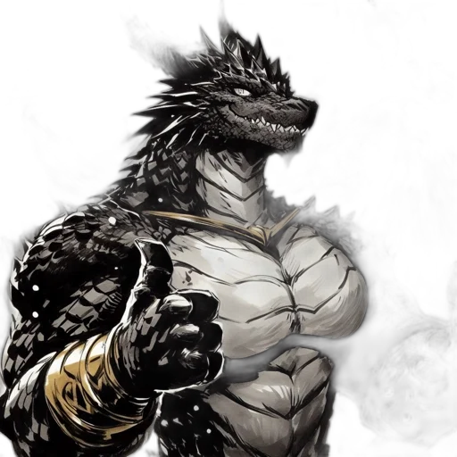 dragon, animal, creature, fantasy art, concept art, comic book art, pixel art, monochrome transparent PNG cut-out