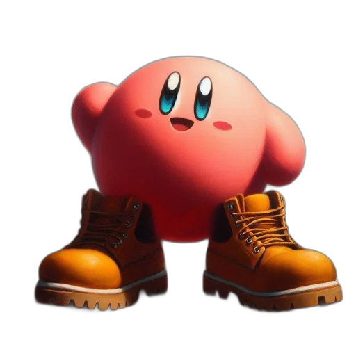 shoes, animal, creature, robot, 3d render, concept art, vaporwave, pixel art transparent PNG cut-out