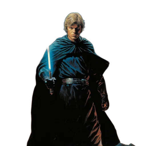 staff, sword, weapon, jacket, comic book art, concept art, fantasy art, pixel art transparent PNG cut-out