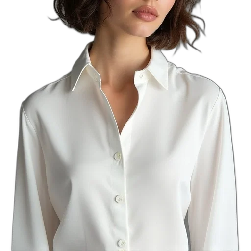 jacket, dress, white, silk transparent PNG cut-out