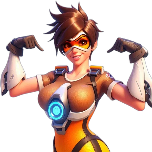 robot, weapon, staff, concept art, 3d render, cyberpunk, anime, animated transparent PNG cut-out