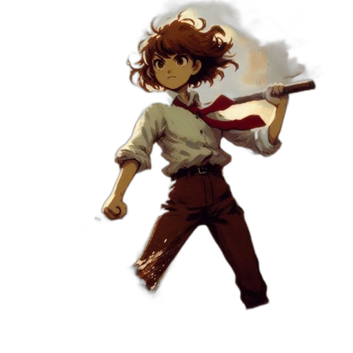 staff, weapon, sword, pixel art, concept art, anime, fantasy art, animated transparent PNG cut-out