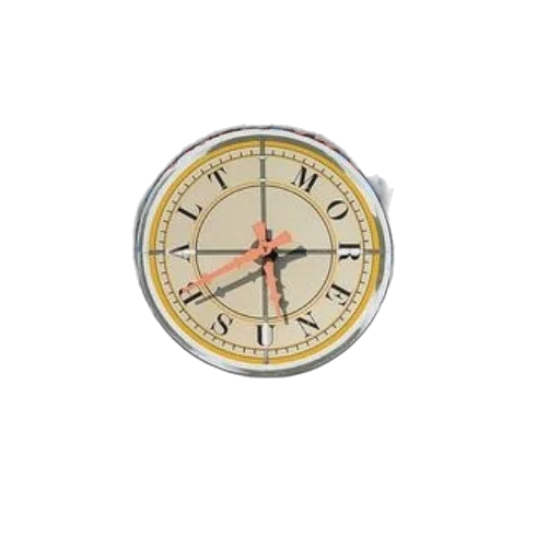 jewelry, staff, clock, word, orioles, above, set, against transparent PNG cut-out