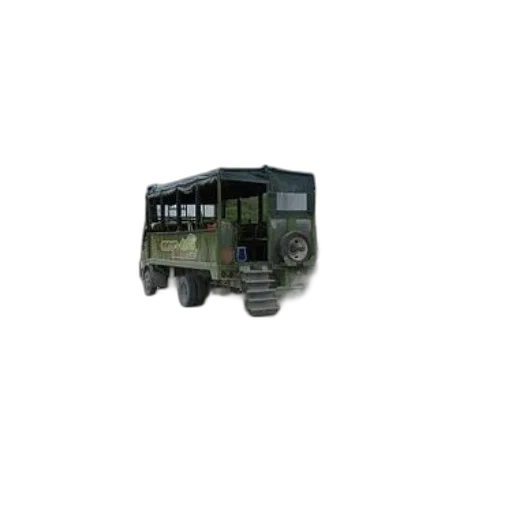 robot, weapon, car, animal, photorealistic, 3d render, green, safari transparent PNG cut-out