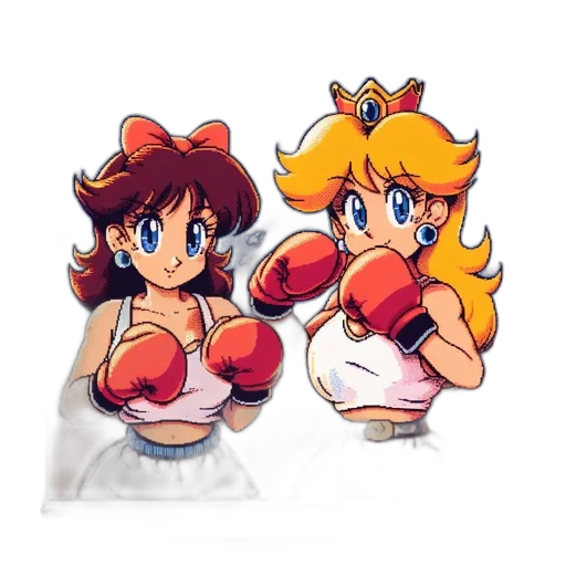 crown, weapon, concept art, pixel art, watercolor, anime, two, animated transparent PNG cut-out