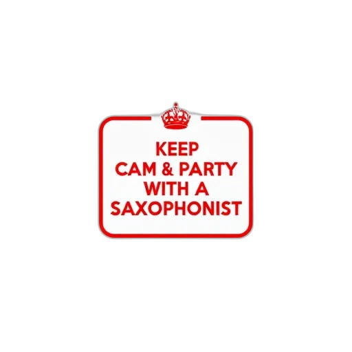 white, rectangular, sign, red, border, text, reads, keep transparent PNG cut-out