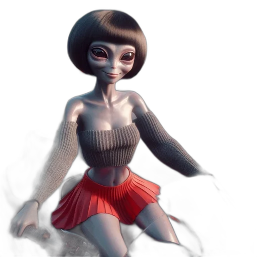 dress, mask, creature, robot transparent PNG cut-out