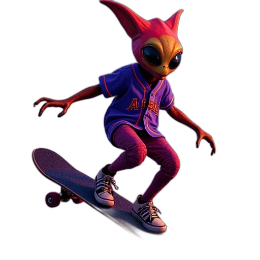 creature, animal, mask, concept art, 3d render, alien, rides, her transparent PNG cut-out