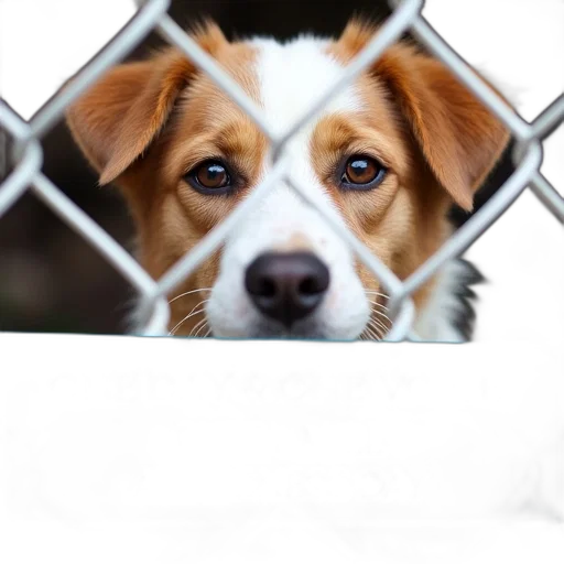 animal, face, creature, staff, close-up, dog, behind, chain-link transparent PNG cut-out