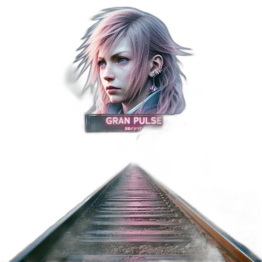 face, hair, weapon, concept art, anime, photorealistic, pixel art, pastel transparent PNG cut-out