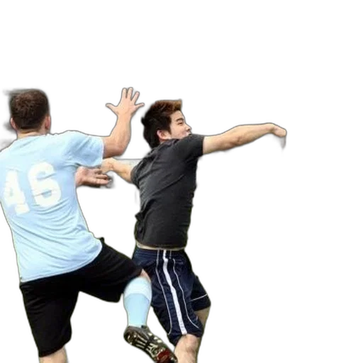weapon, concept art, photorealistic, two, men, playing, frisbee, park transparent PNG cut-out